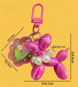 Accessoire de clé de <span class=keywords><strong>voiture</strong></span> Chic durable pour hommes et femmes Porte-clés en acrylique é<span class=keywords><strong>l</strong></span>égant avec pendentif de sac Cadeau parfait pour les amis - Product Image 5