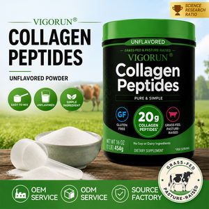Colágeno Hidrolizado en Polvo de Marca Privada, Tipo I y III, de Ganado Alimentado con Pasto, Superalimento Bovino, Bajo en Azúcar, Belleza Natural y Salud, 454g - Product Image 1