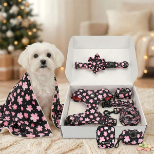 Conjunto de Coleira e Peitoral para Cães Designer Personalizado Anti-Puxão Acolchoado Macio Coleira Premium para Cães com Suporte para Sacola de Cocô Suprimentos para Animais de Estimação - Product Image 2