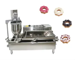 Máquina automática completa de fazer mini donuts para uso comercial de padaria
