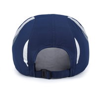 Chapeaux de baseball d'été en microfibre avec logo personnalisé à 5 panneaux Casquettes de course à pied en maille
