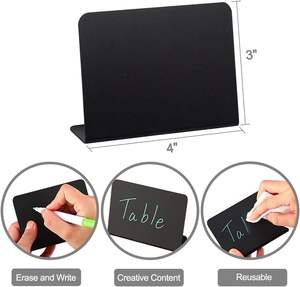 Mini signes <span class=keywords><strong>de</strong></span> tableau noir en forme <span class=keywords><strong>de</strong></span> L pour tableau noir petit tableau noir étiquettes alimentaires étiquettes <span class=keywords><strong>de</strong></span> <span class=keywords><strong>nom</strong></span> craie Tables <span class=keywords><strong>de</strong></span> buffet <span class=keywords><strong>de</strong></span> fête - Product Image 5