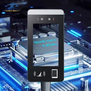 HF-Sicherheit FR07 7-Zoll-Touchscreen-Gesichts-Fingerabdruckerkennung Zugangs kontroll karte Authentifizierung Zeiter fassung - Product Image 5