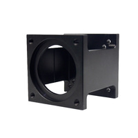 Support de moteur pas à pas en aluminium usiné CNC sur mesure, base de support de servomoteur OEM