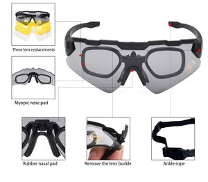 แว่นตา MIL-PRF-32432มีแรงกระแทกสูงแว่นตาสำหรับล่าสัตว์ - Product Image 3