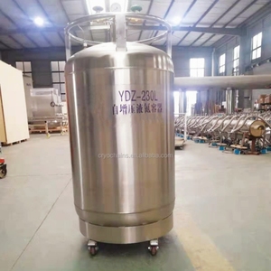 Tanque Micro LN2 de aislamiento térmico, tanque de nitrógeno líquido de laboratorio de autopresurización de 200L con ruedas giratorias - Product Image 3