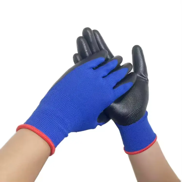 china industrial safety vinyl gloves custom labor protection gloves for driving spandex safety gloves for work