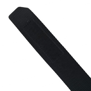 Cinturón Táctico de Nailon Resistente con Anillo en D, Personalizable, Venta al Por Mayor Directa de Fábrica, Color Negro/Azul, 125 cm, para Uso en Exteriores y Caza - Product Image 4