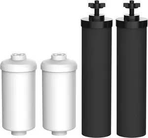 Pengganti untuk sistem penyaring air BB9-2 penyaring hitam penyaring fluorida untuk Berkey