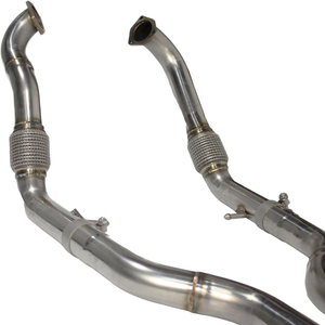 Pot d'échappement sport Valvetronic de haute qualité OBM Ss304 pour <span class=keywords><strong>Audi</strong></span> S4/<span class=keywords><strong>S5</strong></span> B8/B8.5/B9 3.0T avec embouts argentés - Product Image 5