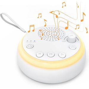 Sound Machine White Noise Baby Sleep Aid With Night Light And Timer Portable Rechargeable <b>Battery</b> <b>Operated</b> - Product Image 1