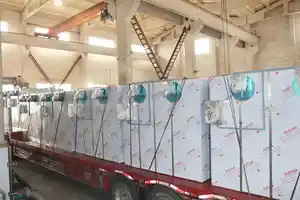 500 kgs 192 bandejas clase de alimentos SS304 horno de secado de acero inoxidable máquina de secado de circulación en caliente