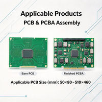 Lini Produksi SMT Siap Pakai Peralatan Perakitan PCB Otomatis Kontrol Layar Sentuh untuk Manufaktur Elektronik