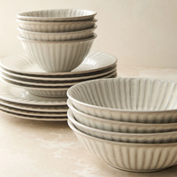 Plats en céramique fantaisie de luxe ensembles d'assiettes en porcelaine assiettes en porcelaine porcelaine mariages restaurant céramique bon fabricant d'assiettes
