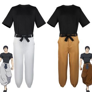 Disfraz de Cosplay de Fushiguro Jinji de Jujutsu Kaisen para Hombre, Traje de Anime de Poliéster, Versión Blanca y Caqui, Uniforme para Juego de Rol, Otoño 2023 - Product Image 1