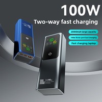 Module d'alimentation pour ordinateur portable Pd 100w, boîtier 20000mah 80W 20000 7.4v 7.2v, batterie externe moins de 300