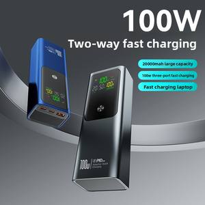 Módulo de Carregamento para Laptop PD 100W, Case de 20000mAh, <span class=keywords><strong>Power</strong></span> <span class=keywords><strong>Bank</strong></span> de 80W 20000 7.4v <span class=keywords><strong>7.2v</strong></span> Abaixo de 300 - Product Image 3