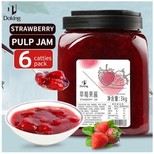 Haccp ISO22000ฮาลาล3กก. <span class=keywords><strong>แยม</strong></span>ผลไม้สตรอเบอร์รี่มะม่วงสับปะรดสีเขียวลูกพีชส้มบลูเบอร์รี่แคนตาลูปแยม<span class=keywords><strong>เสาวรส</strong></span> - Product Image 1