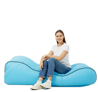 Haute qualité Air canapé Lay sac inclinable canapé gonflable chaise longue Camping matelas pneumatique canapé plage dormir paresseux sac