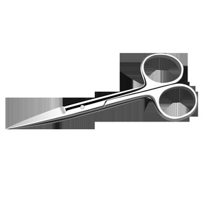 Ciseaux à sutures en acier inoxydable de 16 cm pour la chirurgie médicale et cosmétique, équipement de microchirurgie, argent, non stériles, polyvalents - Product Image 1