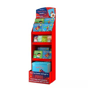 Tùy chỉnh xách tay giá sách sàn sóng hiển thị các tông đứng để bán truyện tranh cuốn sách - Product Image 6