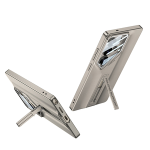 GKK for Samsung S26 S25 Ultra PC Phone Case Shockproof Geometric Design Kickstand Standoff Shield with Card Holder - Product Image 5