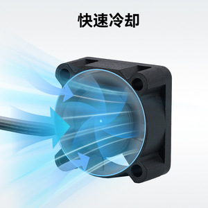 Ventilador de refrigeración con doble rodamiento de bolas de bambú, 5V CC, 14000 RPM, para impresora 3D de la serie X1 P1 - Product Image 2