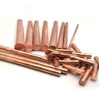 2mm 3mm 6mm 16mm Diamètre 99.99% Cuivre pur C1100 C1200 Tige ronde/Barre plate en cuivre