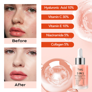 Sérum visage TWG RTS 5 en 1 anti-rides, soin de la peau, 30 ml, anti-taches brunes, anti-âge, PDRN, <span class=keywords><strong>niacinamide</strong></span>, éclaircissant, <span class=keywords><strong>vitamine</strong></span> <span class=keywords><strong>C</strong></span> - Product Image 2