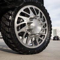 Rines Forjados Negros Mate Personalizados de 22X8.25 y 26X8.25 con Tapas Centrales Flotantes 10X225 8X170 8X200 para Ram 3500 y Ford F450