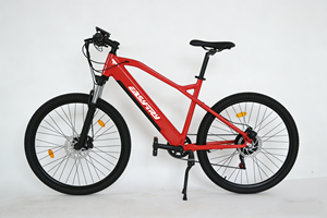 Vélo de montagne électrique à bas prix d'usine, cadre en alliage, fourche à suspension, frein à disque, batterie au lithium intégrée, Bicicleta Eléctrica - Product Image 6