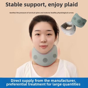 सभी मौसमों पतली गर्दन समर्थन कॉलर नरम स्पंज सामग्री विरोधी सिर ग्रीवा रीढ़ की हड्डी सुधार नई बर्फ रेशम गर्दन रक्षक - Product Image 6