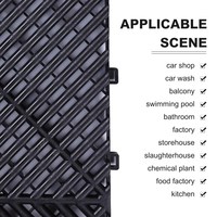 Dalles de sol de garage en PP PVC durables et mobiles, dalles de sol de garage en PVC design