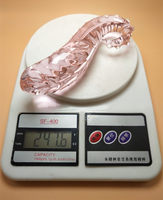 Rosa Hippocampus Glas Dildo & Long Butt Plug Realistische Sexspielzeug für Erwachsene für Frauen Glas Anal Plug für Vergnügen