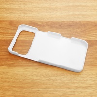 Pour 17 coques de téléphone vierges 3D à sublimation, en matériau PC/PBT enduit 3D, personnalisables DIY, finition brillante, antichoc