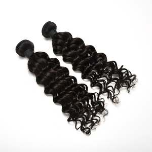 Europeo rizado azul extensiones de tejido de cabello virgen cutícula alineada pelo - Product Image 3