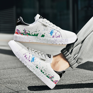 Zapatos Casuales Blancos Personalizados <span class=keywords><strong>2024</strong></span>, Transpirables, Antideslizantes, Ligeros, con Forro de Malla, para Estudiantes, Hombres y Mujeres, Primavera Invierno - Product Image 5