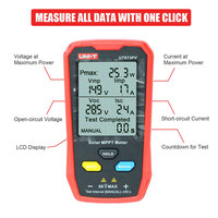 Testeur de circuit PV LCD UT673PV, testeur de puissance, courant et tension maximaux pour panneaux solaires, compteur MPPT solaire
