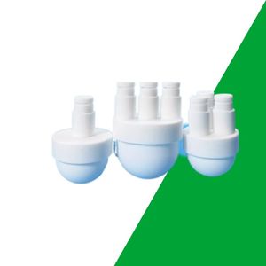 Matraz de cuello corto de PTFE TOPTION con diseño a prueba de fugas e inercia química superior para laboratorios de análisis de trazas de varios tamaños - Product Image 1