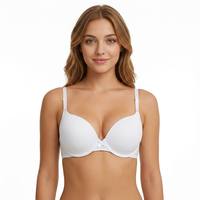 Soutien-gorge push-up amovible pour femme, coupe T-shirt, avec coussinets en forme de palmier, lingerie féminine