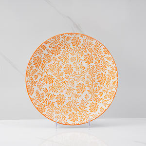 طقم أدوات مائدة من البورسلين بنمط كرتوني أنيمي برتقالي إبداعي مع أوعية سيراميك آمنة للاستخدام في غسالة الأطباق والفرن للمطاعم والفنادق - Product Image 3