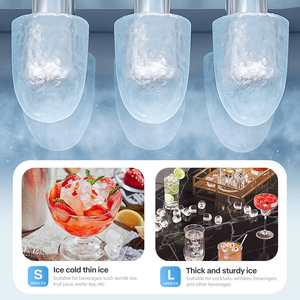 Máquina de Hielo Automática para el Hogar, Portátil, Produce 26.5 lb de Hielo en 24 Horas, 1 Año de Garantía, Ji-a01a, Máquina de Hielo en Forma de Bala - Product Image 4