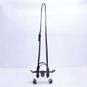 Fashionable Women's PVC <b>Mini</b> <b>Tote</b> Shoulder <b>Bags</b> Zipper Waterproof Crossbody <b>Bag</b> Clear Custom DIY Portable Travel Messenger <b>Bag</b> - Product Image 5