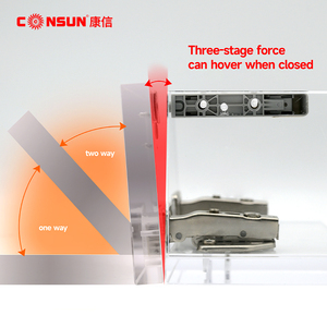 <span class=keywords><strong>Precio</strong></span> barato puertas de gabinete hidráulicas ocultas bisagras normales accesorios de hardware de muebles 3D <span class=keywords><strong>PUSH</strong></span> OPEN SUAVE CIERRE <span class=keywords><strong>BISAGRA</strong></span> - Product Image 5