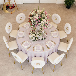 Silla de Boda Moderna de Lujo, Duradera, de Acero Inoxidable Dorado y Terciopelo, al por Mayor - Product Image 4