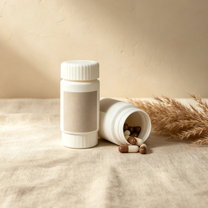 Botella de Plástico Farmacéutica HDPE de 60ml 80ml 100ml 150ml con Tapa CR en Forma de Rueda - Product Image 4
