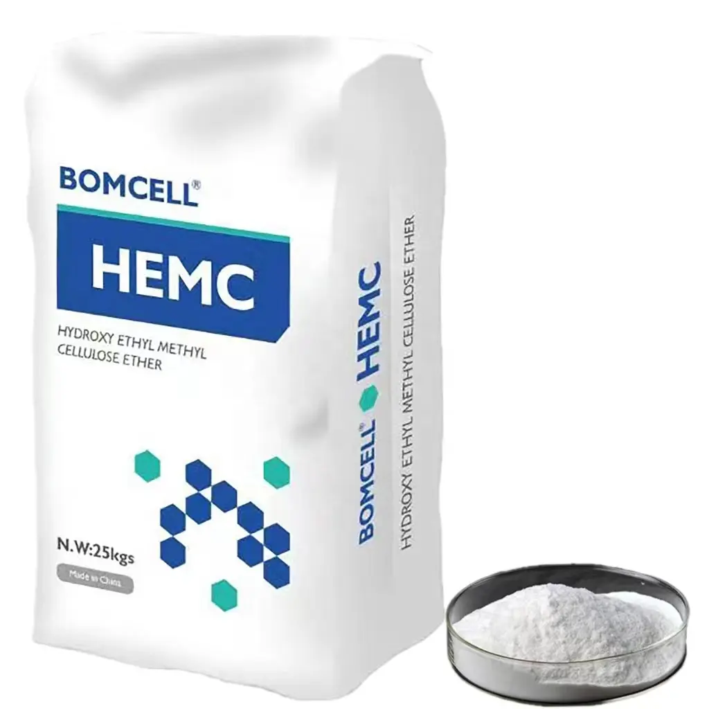 معدن بوليمر الأسمنت خليط جاف إضافة HPMLC للأسمنت BOMCELL hemc هيدروكسي بروبيل ميتيل سيللوز MHEc كيميائي