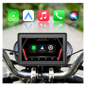 Monitor Inalámbrico Portátil TPMS con Navegación GPS para Motocicleta, Resistente al Agua, Carplay y Android Auto con Cámara DVR - Product Image 1