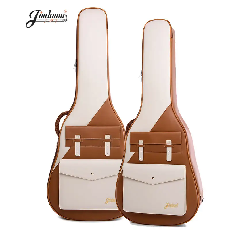 Inchuan-bolsa de viaje para guitarra acústica clásica, Funda de cuero de 41 pulgadas, venta al por mayor