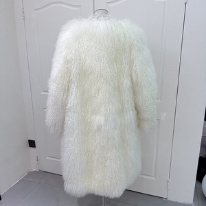 <span class=keywords><strong>Pelliccia</strong></span> di lusso invernale calda personalizzata colorata in lana lunga agnello mongolo <span class=keywords><strong>da</strong></span> donna - Product Image 3
